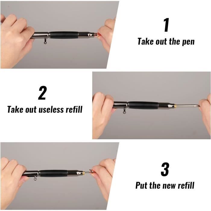 Stylo à Bille Rétractable BPS-Matic Pointe Fine Bleu