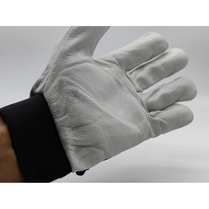Gants De Travail En Cuir De Vache Pour Hommes, Gants De Soudage De