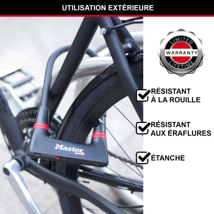 Antivol Vélo Bell Catalyst 300 U-Lock, Acier 12mm Avec 2 Clés - Neuf