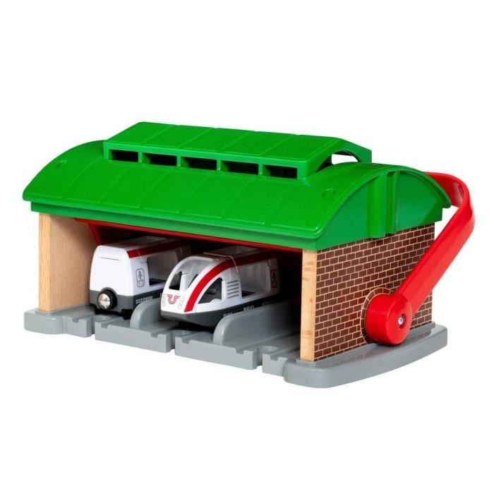 Brio World Grange Des Animaux – 6 Pièces, Compatible Train En Bois, Treuil Aimanté, Dès 3 Ans, FSC