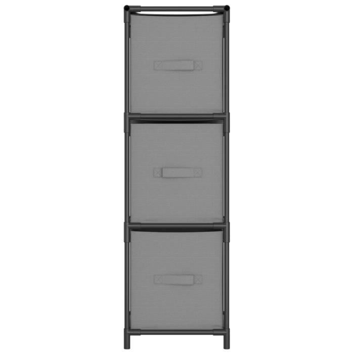 Armoire à Vêtements Armoire De Rangement 2 Portes Et 2 Tiroirs Avec Tringle 80x54x180cm 99410240