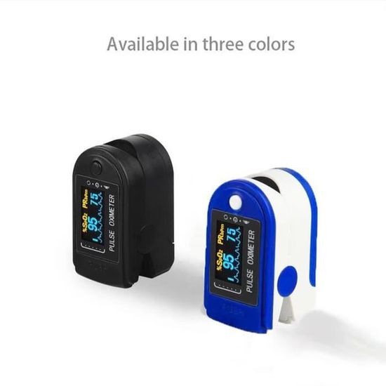 Moniteur de fréquence cardiaque et tensiomètre à pince doigt (bleu) -  Cdiscount Sport