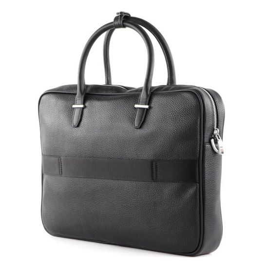 TOMMY HILFIGER TH Downtown Slim Computer Bag Black 168332 mallette porte Noir Cdiscount Bagagerie Maroquinerie