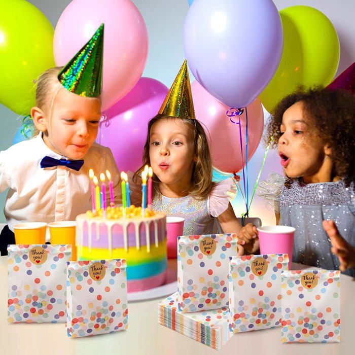 Sacs Cadeaux Magic Wizard 12 Pièces Avec Autocollants - Pochette Fête Enfant Anniversaire Noël