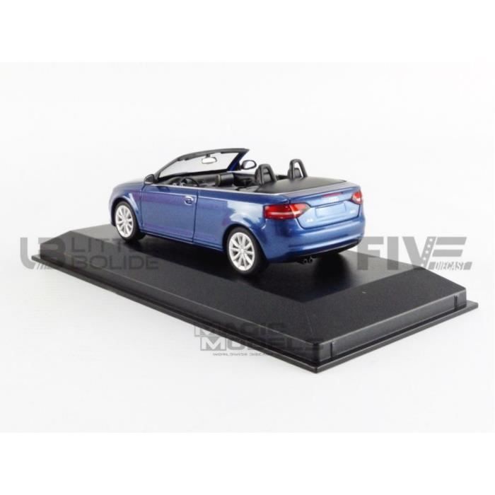 Voiture Miniature de Collection - MINICHAMPS 1/43 - AUDI A3 Cabriolet - Dark blue metallic - Jeux - Jouets