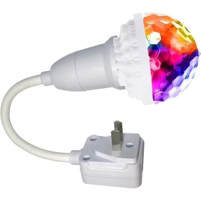 YATOSEEN Ampoule Disco, E27 Lampe Multicolore Rotative RGB LED