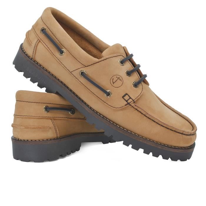 Chaussure bateau Dustin camel - Mocassins & Bateau Homme Chaussure bateau Dustin camel - Mocassins & Bateau Homme