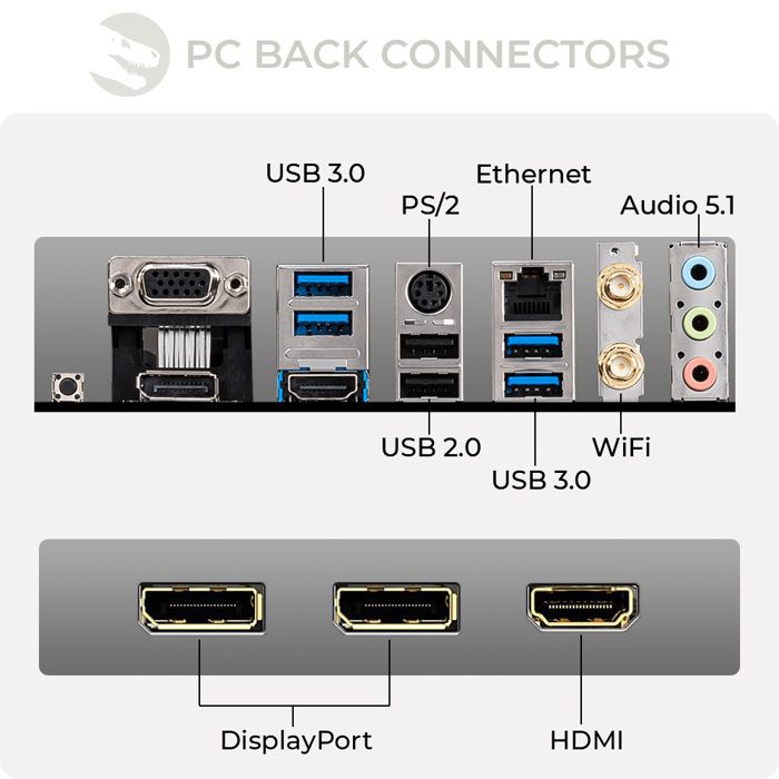 PC Gaming, AMD Ryzen 7, RX 570, 250Go SSD NVMe3