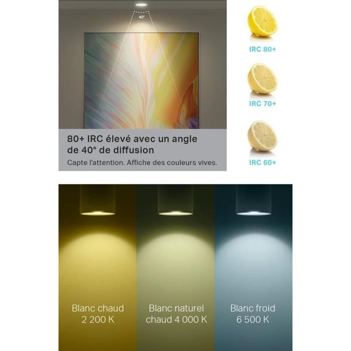 Trust Lot De 2 Ampoules LED WiFi GU10 Connectées - Couleurs RGB, Compatible Alexa Et Google Home