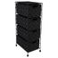 Meubles De Rangement Avec 4 Tiroirs Commode Armoire Pour Chambre