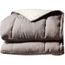 Toison dOr ~ Couette Cocoon Hiver en Microfibre Taupe//Lin 240x260