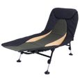 KIMISS Chaise pliable Chaise de pêche pliante 6 pieds 180 degrés dos réglable inclinable portable extérieur-0