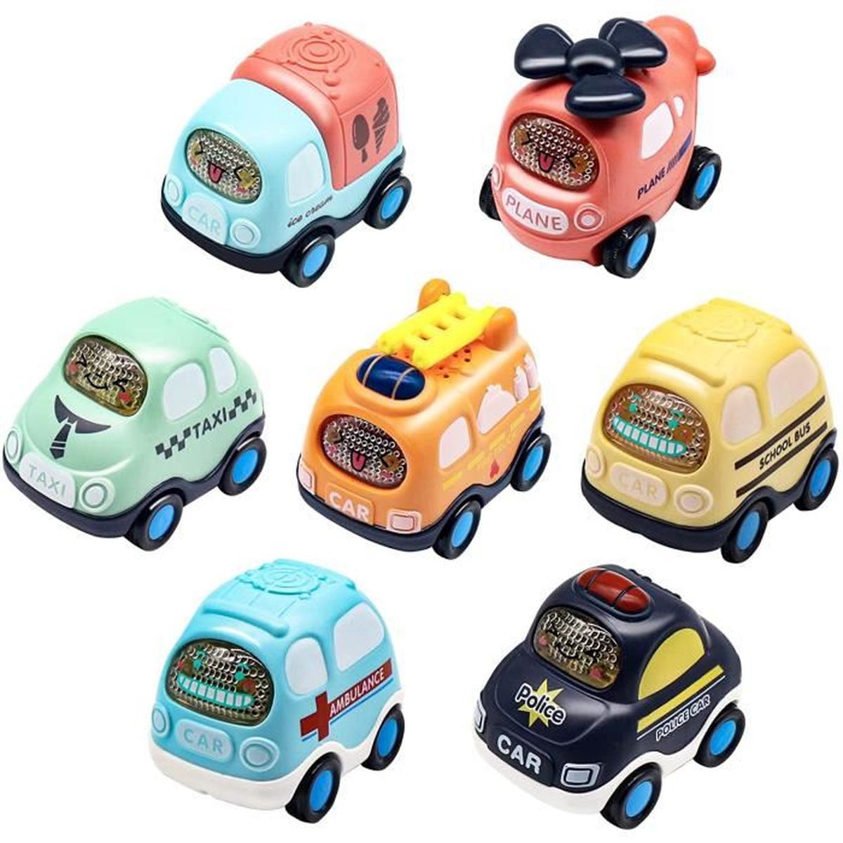 Bebe Voiture Jouet Pour Garcons Filles Voitures A Tirer Vers L Arriere Jouets Tout Petits Enfant Garcons 3 4 5 6 7 8 Ans Cdiscount Jeux Jouets