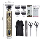 BILDO Diable lcd avec boîte Tondeuse à cheveux professionnelle sans fil pour hommes, cape, rasoir électrique, coupe
