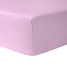 Drap housse Rose Pale 160x200 + Protège Matelas Imperméable 160x200 - HOMEROKK