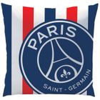 PSG - PARIS SAINT GERMAIN Coussin imprimé 100% Polyester - PSG RAYURES - Bleu - 40x40cm