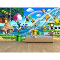 MARIO BROS STAGE GEANT POSTER CHAMBRE ENFANTS ROOM KIDS