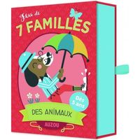 Jeu de 7 familles des animaux - Unique - Carte de jeu - Enfant - A partir de 5 ans - Illustrations originales