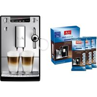 Melitta Caffeo Solo & Perfect Milk, Argent, E957-103, Machine a Cafe & 224562 Lot de 3 cartouches filtrantes pour machines a 