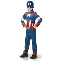 Déguisement Captain America - Avengers - Garçon - Bleu - Polyester