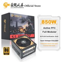 Alimentation ATX - SENLIFANG - 850W - 80plus Gold - Entièrement modulaire - 180-264V