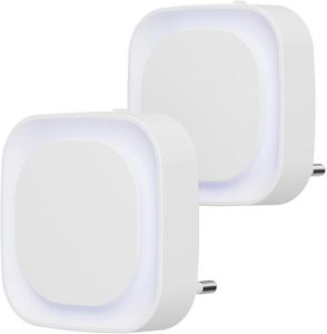 TIGURI Veilleuse LED Crépusculaire Avec Détecteur De Mouvement Et