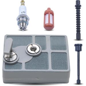 AUMEL 4223 141 0300 Kit De Nettoyage De Filtre à Air Pour Tronçonneuse à Béton Stihl TS400 Avec Ligne D'aspiration De Filtre à Carburant Joint D'huile De Bougie