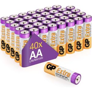 PILES Piles Alcaline - Aa Lot 40 Piles | Extra Batteries