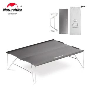 TABLE DE CAMPING Table grise - Table pliante en alliage d'aluminium