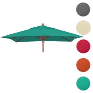 PARASOL Toile pour parasol gastronomie HWC-C57 carré 3x3m 