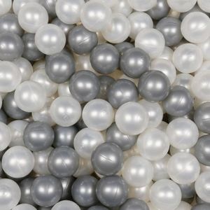 PISCINE À BALLES Mimii - Balles de piscine sèches 150 pièces - perle, argent