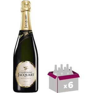 CHAMPAGNE Champagne Jacquart Brut Mosaïque - Lot de 6