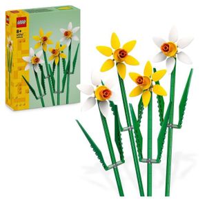 ASSEMBLAGE CONSTRUCTION LEGO® 40747 Creator Les Jonquilles, Kit de Construction de Fleurs Artificielles, Cadeau pour Adolescentes et Enfants