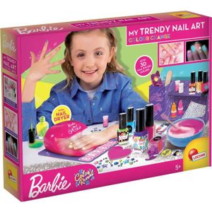 JEU DE MAQUILLAGE Kit de vernis à ongles Barbie - LISCIANI - Change 