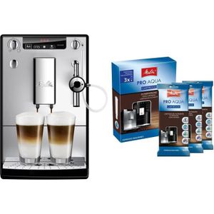 MACHINE A CAFE EXPRESSO BROYEUR Melitta Caffeo Solo & Perfect Milk, Argent, E957-1