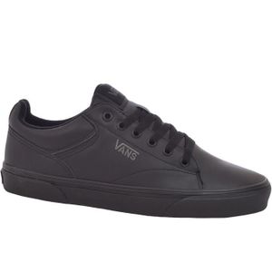 Vans cuir noir homme on sale