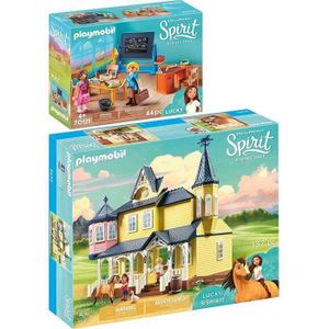 Maison de Lucky Playmobil Cdiscount
