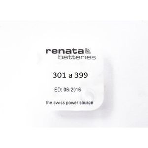 Renata 364 Lot de 2 piles pour montre 1,55 V SR621SW + chocolat