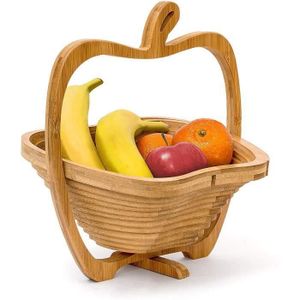 PORTE FRUITS - COUPE  SD08359-Corbeille à fruits en forme de pomme pliab