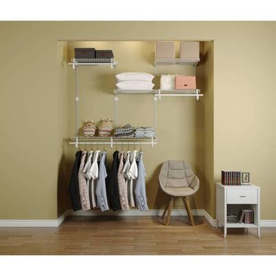 Dressing Cremailleres Modulables Blanc 36 Pieces 1 88x1 22m