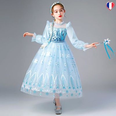 Kath van D guisement Reine des Neiges Robe Princesse Fille