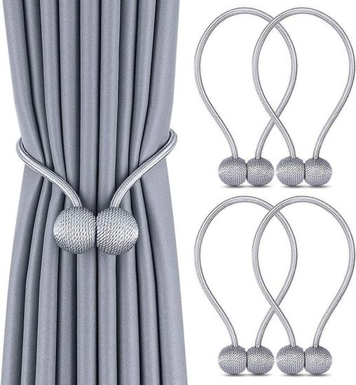 ATTACHES DE CORDE Pour Rideaux, Retenues De Rideaux Décoratives Simples Et EUR 27,52 - IT