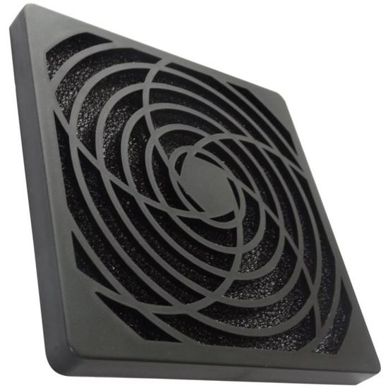 Grille De Protection Pour Ventilateur PC 120x120mm - Lot De 5 Pièces Noires - Protection Contre Les Pales Et Poussière