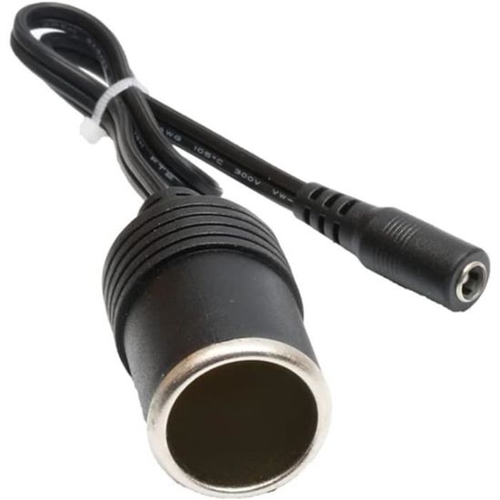 Futheda 12 V Allume-Cigare d'alimentation d'adaptateur mâle Plug câble d'extension vers DC 2.1 mm Plug pour Voiture Vue arrière CCTV moniteurs ou Appareil Moteur Futheda 12 V Allume-Cigare d'alimentation d'adaptateur mâle Plug câble d'extension vers DC 2.1 mm Plug pour Voiture Vue arrière CCTV moniteurs ou Appareil Moteur