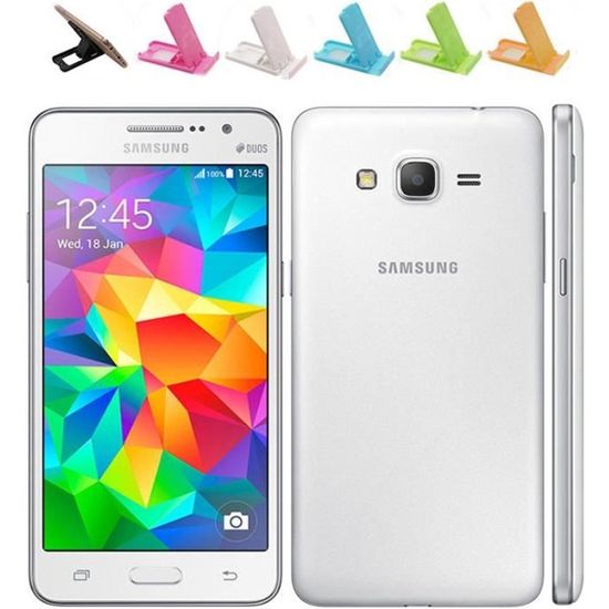 Samsung Galaxy Grand Prime 8 Go G5308 Blanc Occasion Débloqué Smartphone
