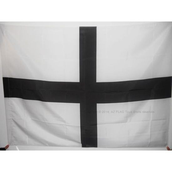 Drapeau Jerusalem Templier 90x150cm - Extérieur Durable Drapeau Polyester 90x150cm Résistant UV