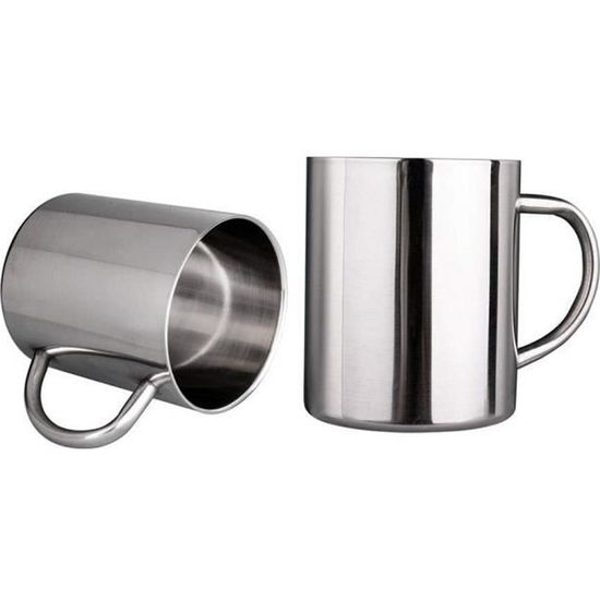 4 Tasses En Acier Inoxydable, 150ml Tasses En Métal Incassables, Tasses