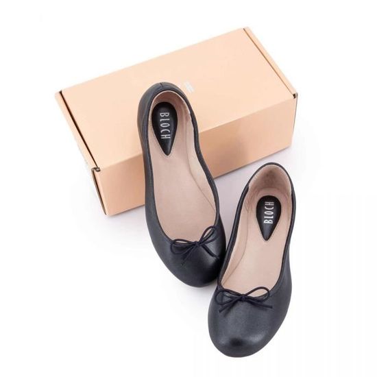 Ballerine BLOCH bg444 t24 36 Noir Bleu fonce Enfant Bleu