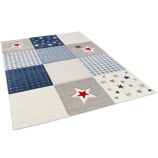 Tapis Enfant Maui Kids Motif Lama Alpaga Coloré - Velours Souple, Découpe Main, 5 Tailles - Label Oeko-Tex