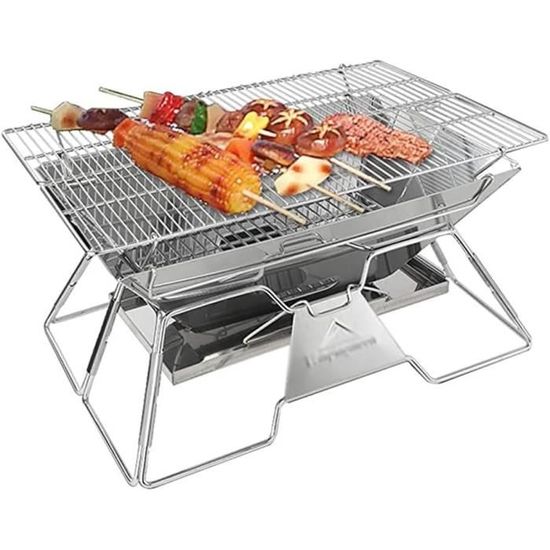 Milageto Plié Barbecue Réchaud Bureau Table Compact Foyer Barbecue
